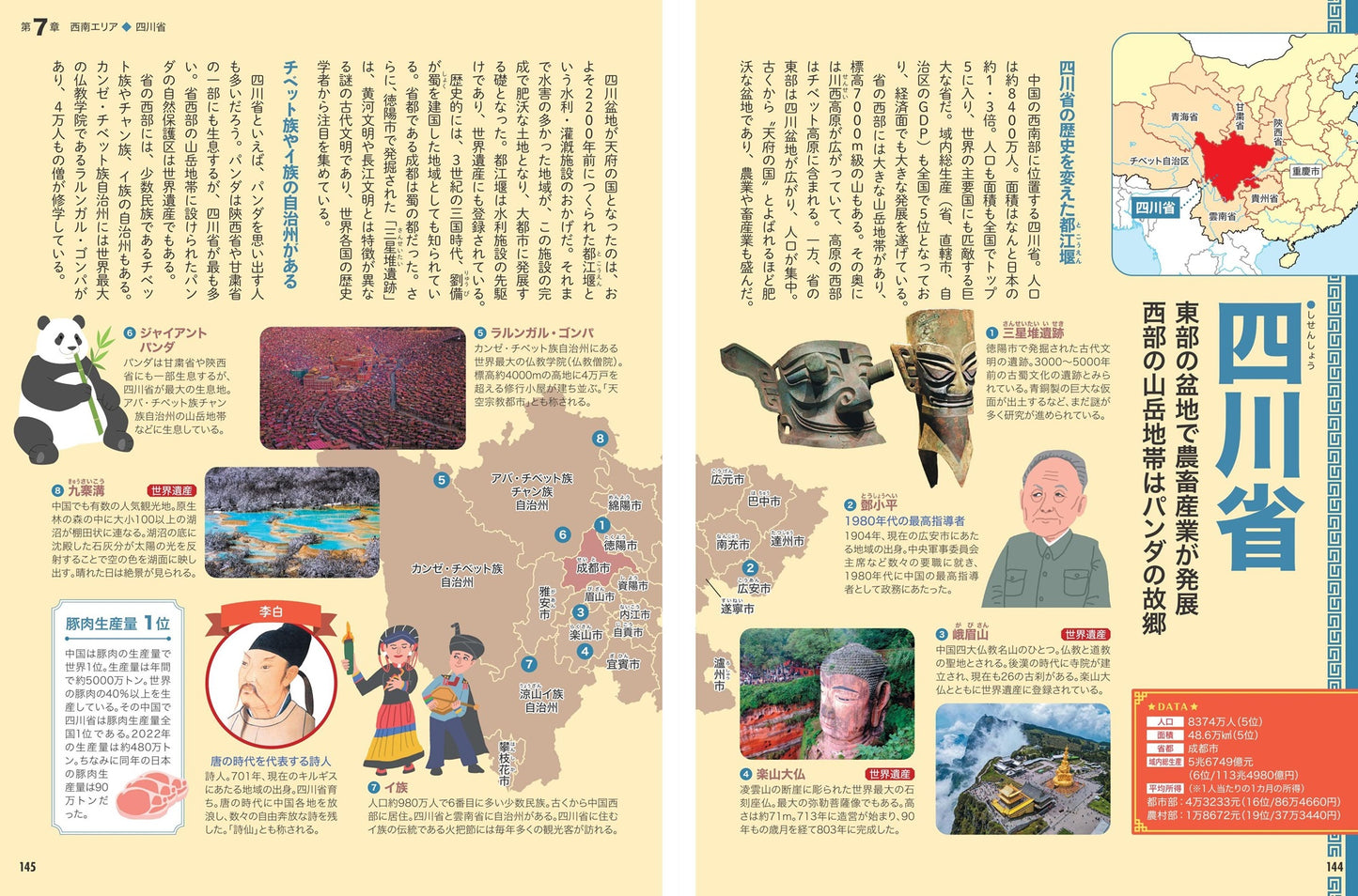 地図でスッと頭に入る中国