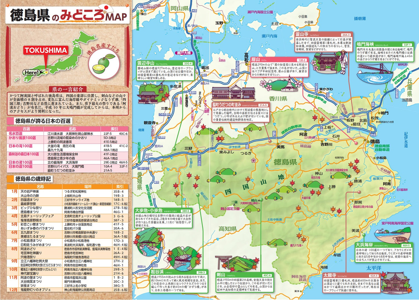 県別マップル 徳島県道路地図