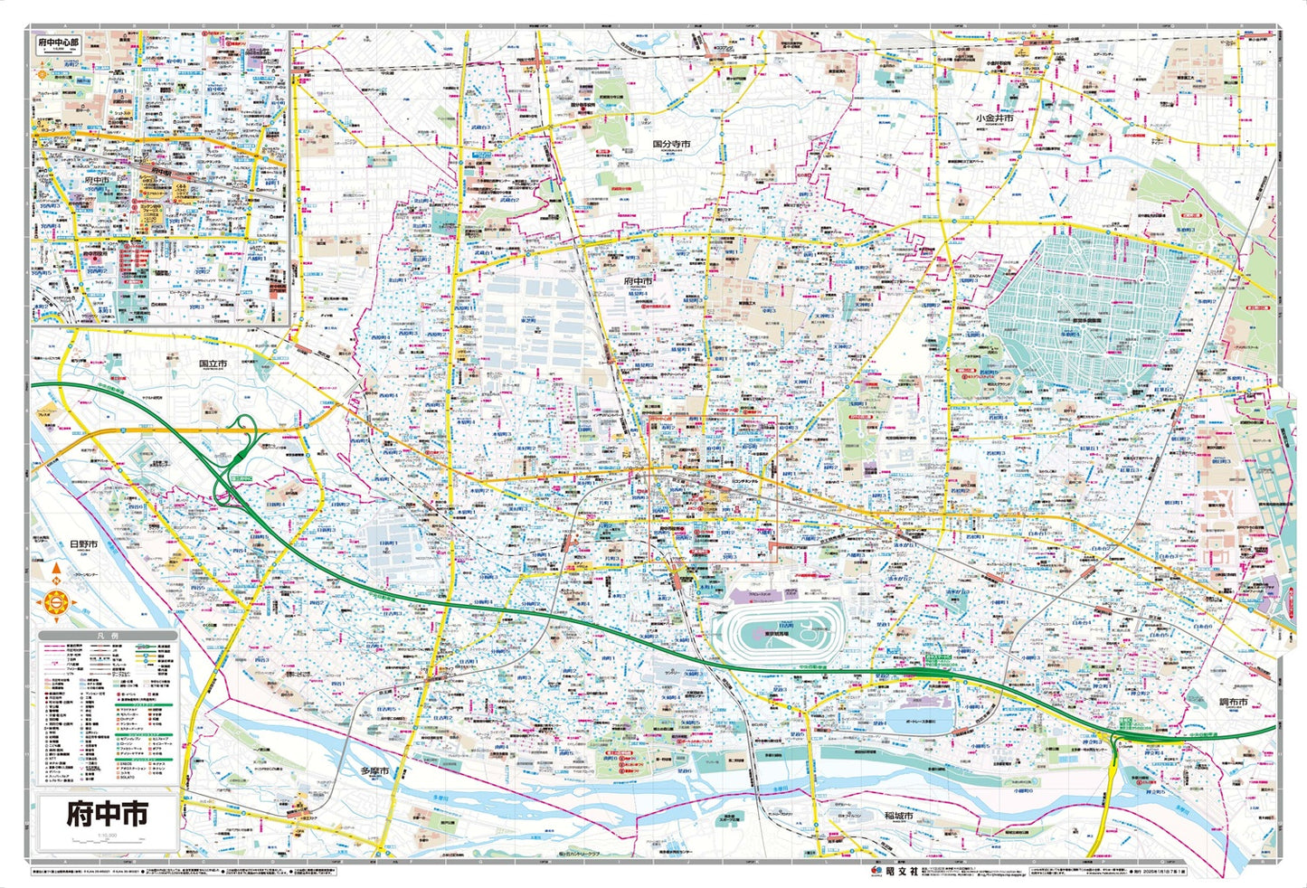 都市地図東京都 府中市