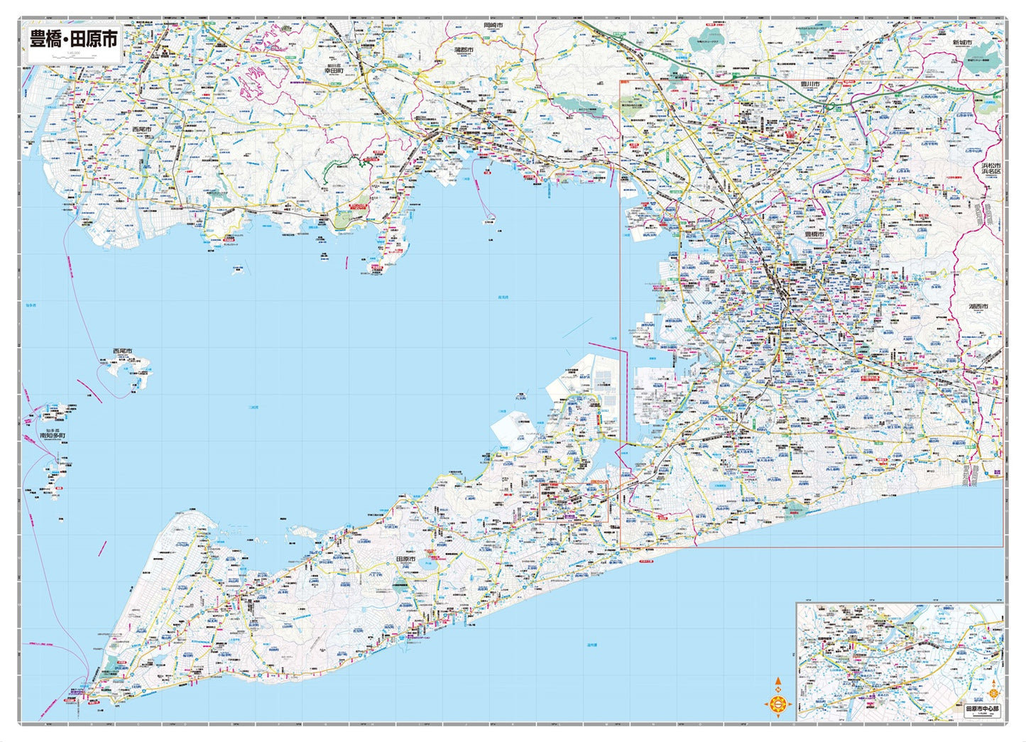都市地図愛知県 豊橋・田原市