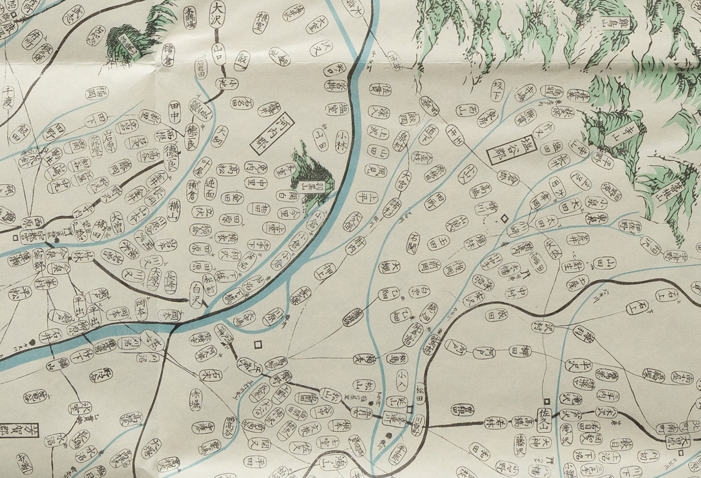 <お取り寄せ> 復刻古地図 嘉永二年 下野國繪圖(下野国絵図)