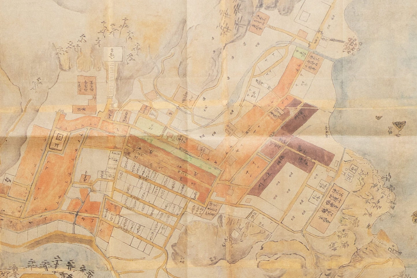 <お取り寄せ> 復刻古地図 明治八年 石陽浜田府内之圖(石陽浜田府内之図)