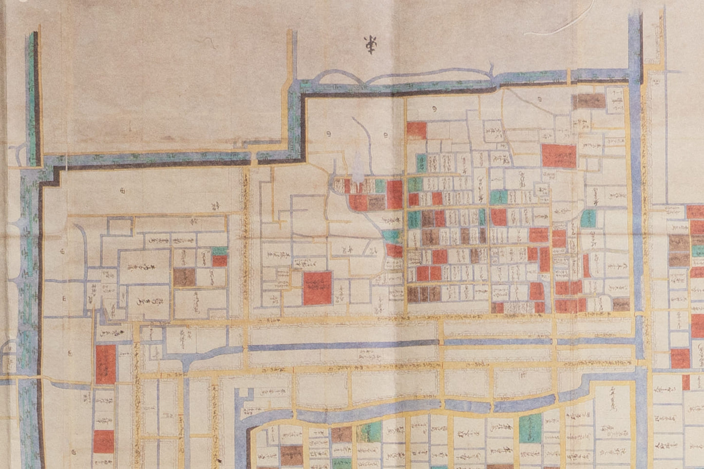 <お取り寄せ> 復刻古地図 承応年間 佐賀城廻之絵図