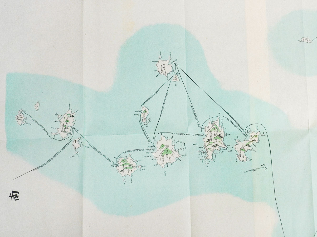 <お取り寄せ> 復刻古地図 江戸末期 薩摩國圖(薩摩絵図)