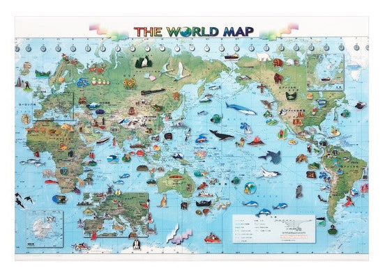 クリアファイル イラスト世界地図の画像2