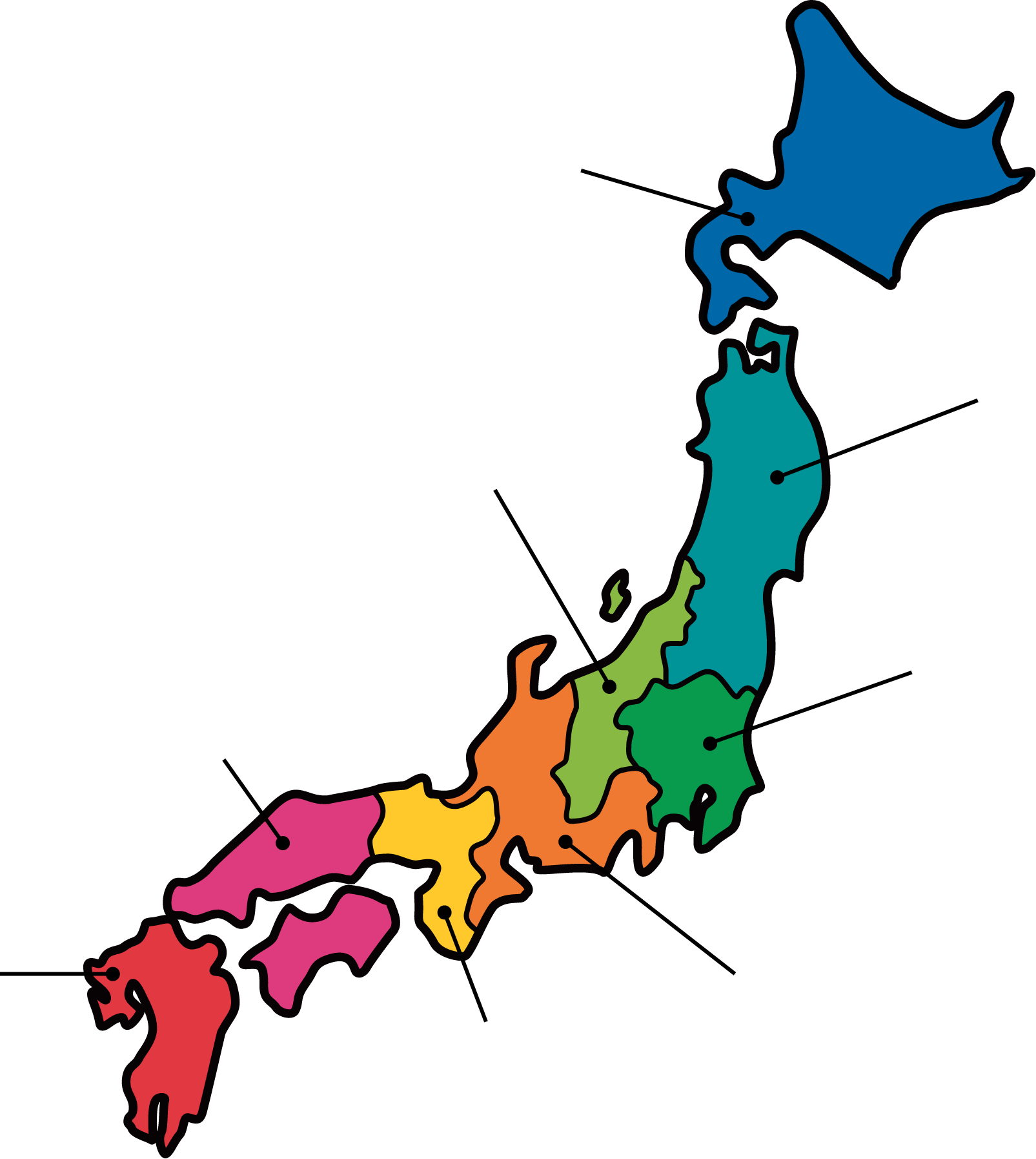 日本地図