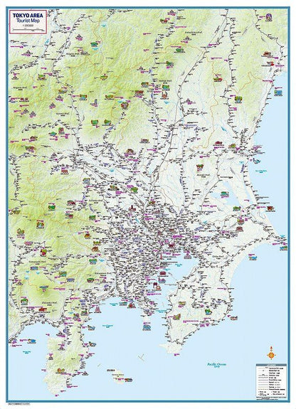 スクリーンマップ 首都圏鉄道路線図 RAIL MAP OF TOKYO AREA