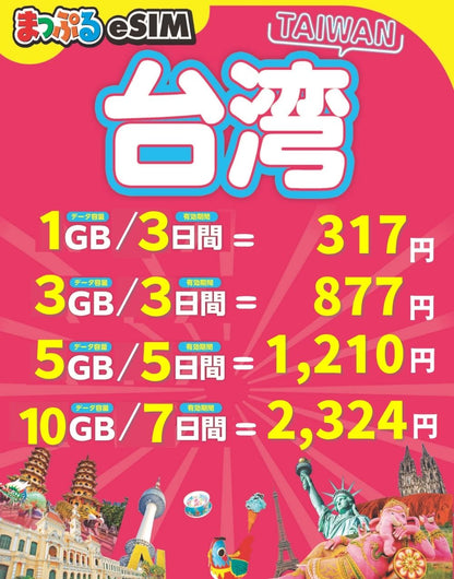 まっぷるeSIM 台湾