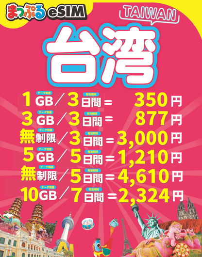 まっぷるeSIM 台湾