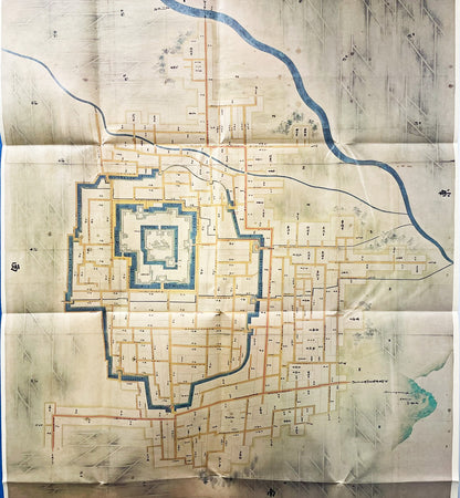 ＜お取り寄せ＞ 復刻古地図 正保年間 出羽國山形城之繪圖（出羽国山形城之絵図）