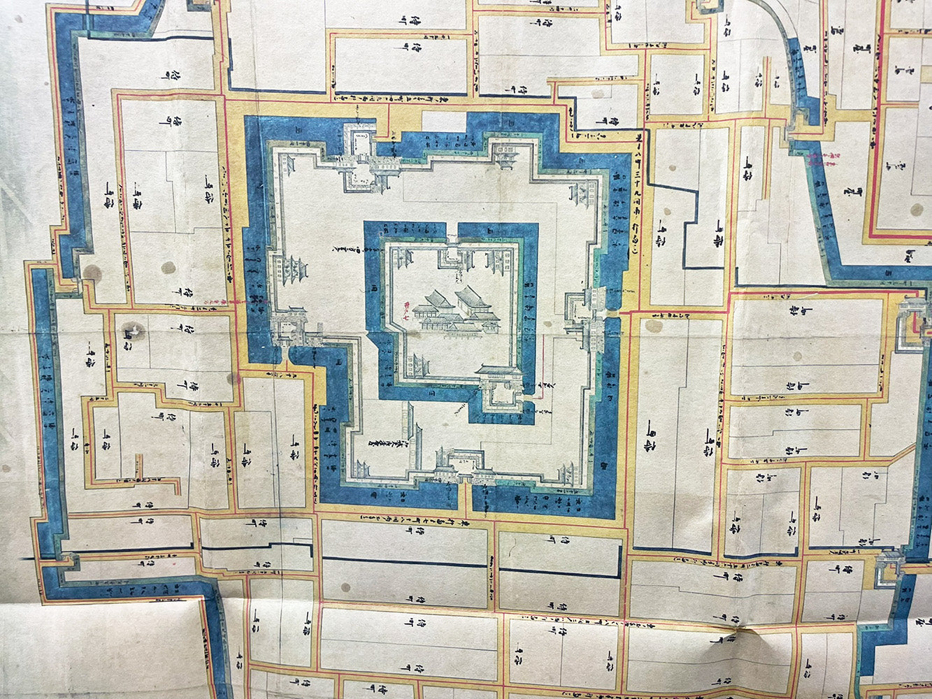 お取り寄せ＞ 復刻古地図 正保年間 出羽國山形城之繪圖（出羽国山形城