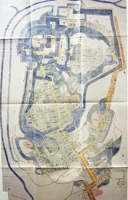 ＜お取り寄せ＞ 復刻古地図 寛文-延宝年間 佐倉城下町繪圖（佐倉城下町絵図）