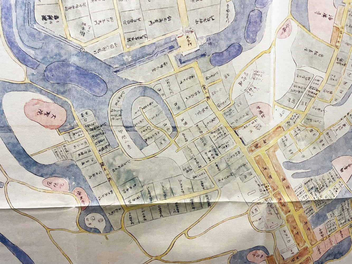 ＜お取り寄せ＞ 復刻古地図 寛文-延宝年間 佐倉城下町繪圖（佐倉城下町絵図）