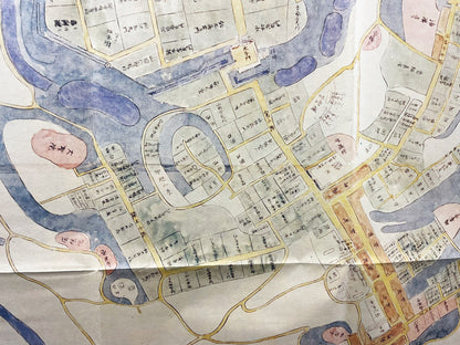 ＜お取り寄せ＞ 復刻古地図 寛文-延宝年間 佐倉城下町繪圖（佐倉城下町絵図）