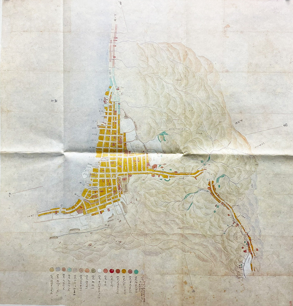 ＜お取り寄せ＞ 復刻古地図 大津町古圖（大津町古図）