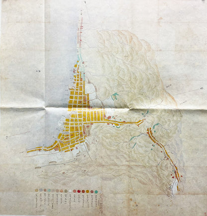 ＜お取り寄せ＞ 復刻古地図 大津町古圖（大津町古図）