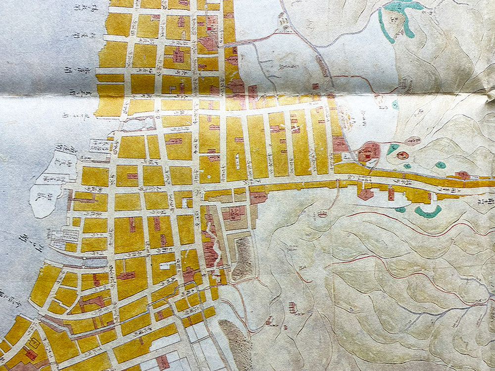 ＜お取り寄せ＞ 復刻古地図 大津町古圖（大津町古図）