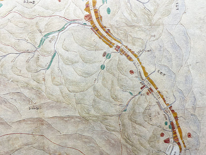 ＜お取り寄せ＞ 復刻古地図 大津町古圖（大津町古図）