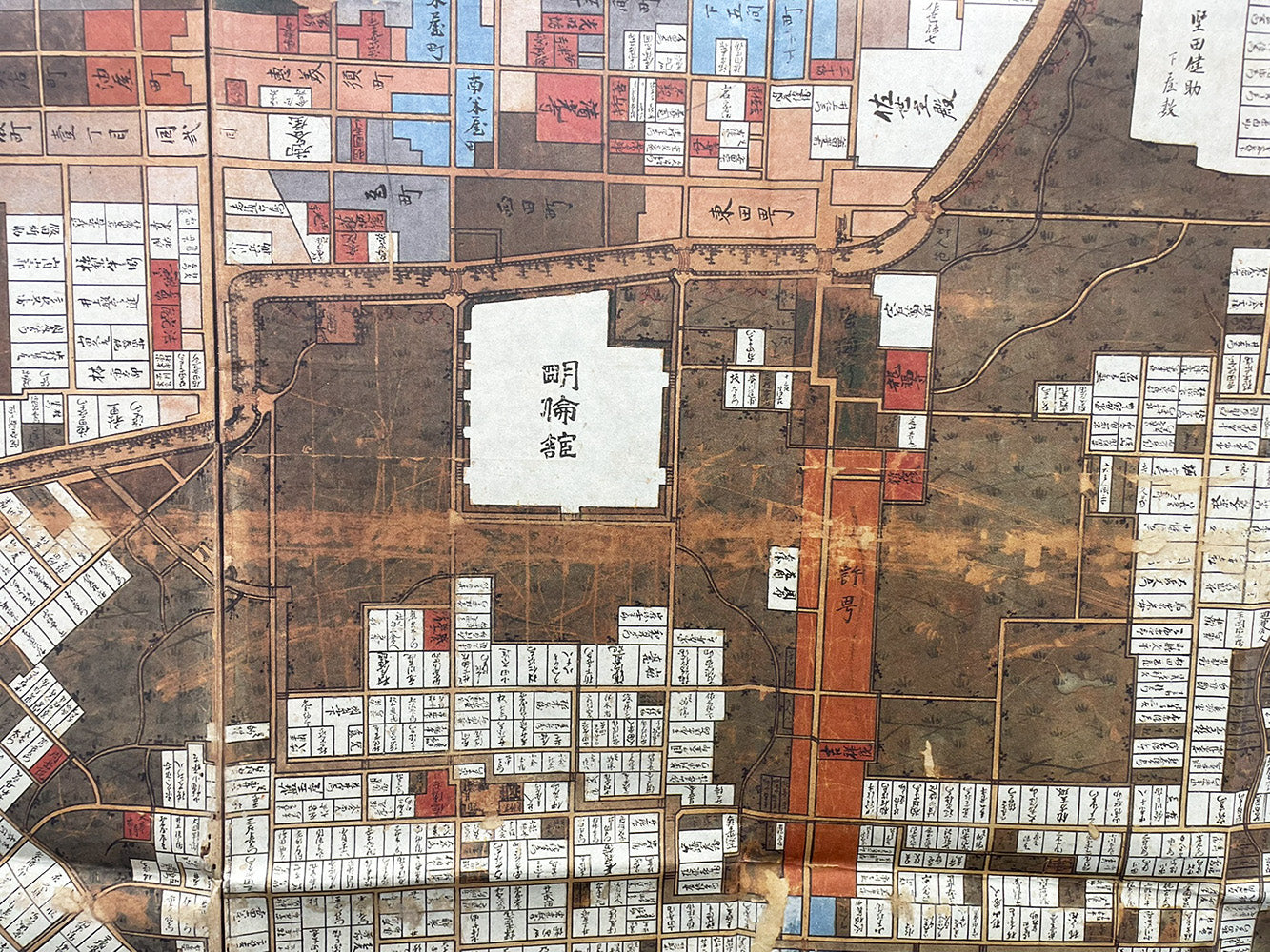 お取り寄せ＞復刻古地図 嘉永二年年間 萩城下町絵図 – 昭文社