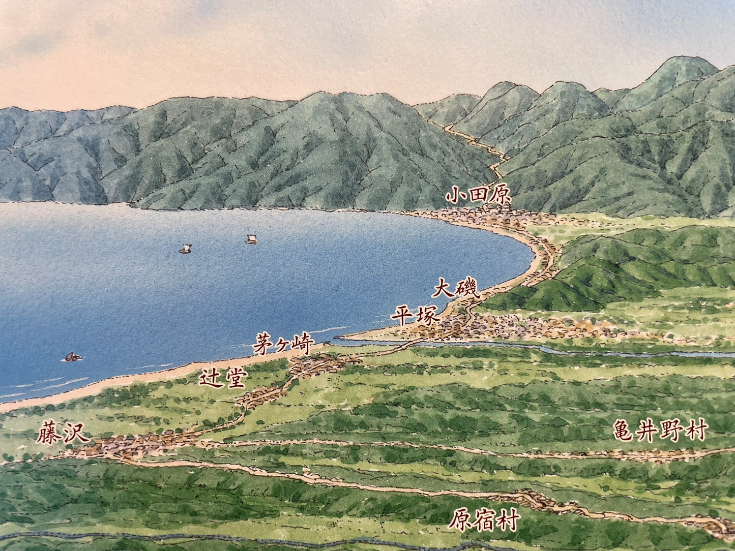 ＜お取り寄せ＞ 文明開化・横濱俯瞰図　B2判ポスター < 鳥瞰図 歴史シリーズ >