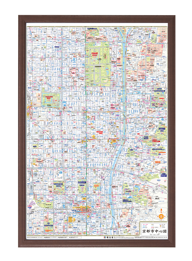 都市地図ジグソーパズル 京都市