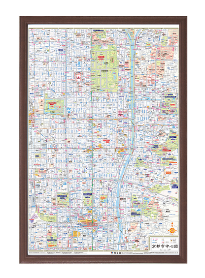 都市地図ジグソーパズル 京都市
