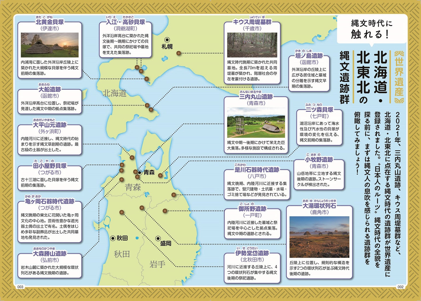 地図でスッと頭に入る縄文時代