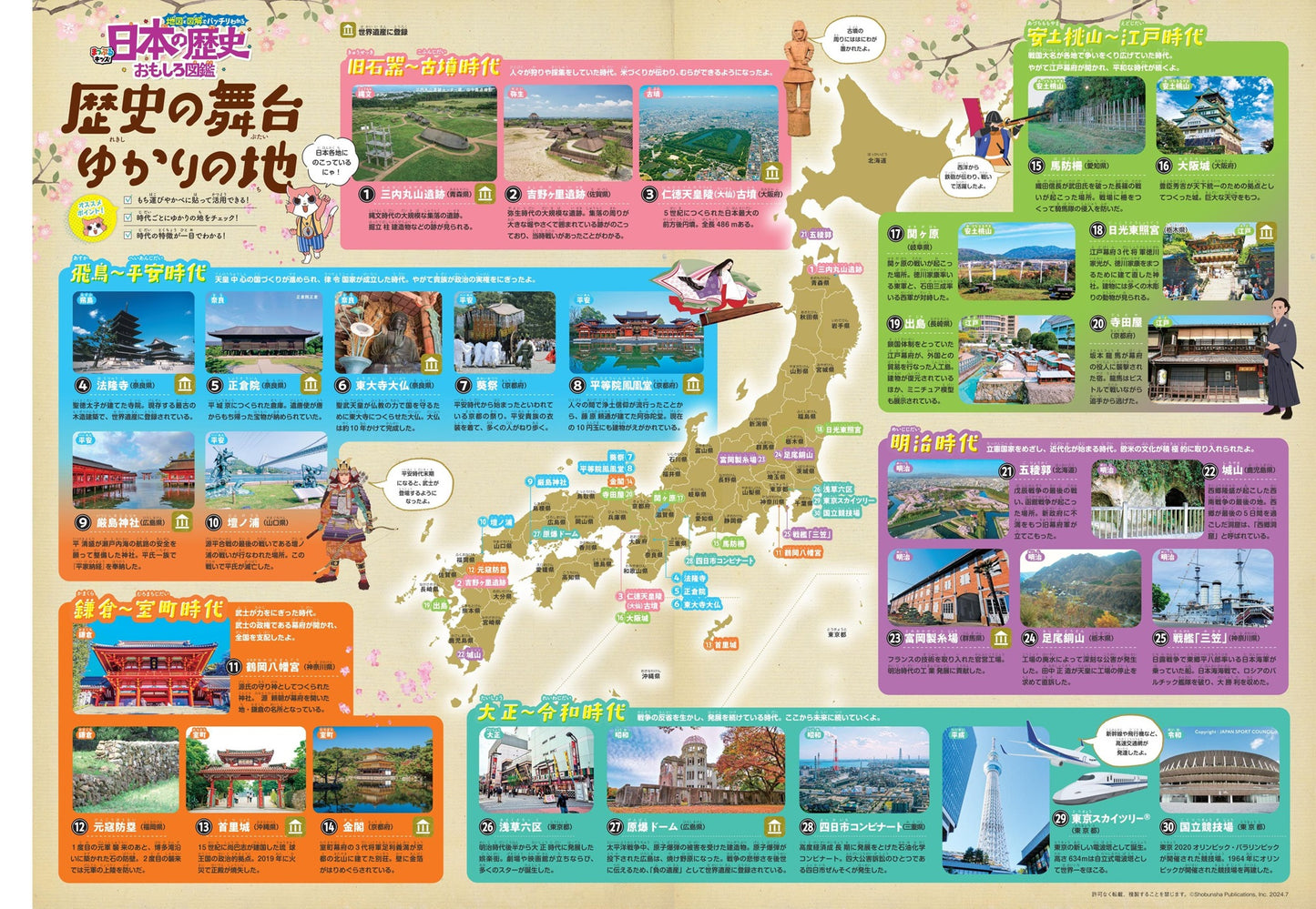 まっぷるキッズ  地図と図解でバッチリわかる日本の歴史おもしろ図鑑