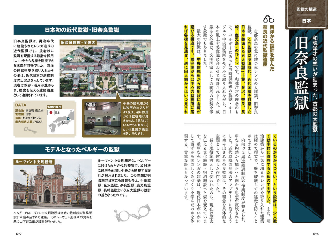 図解でスッと頭に入る世界の監獄 閲覧注意!？文明が築き上げた「異空間」のすべて