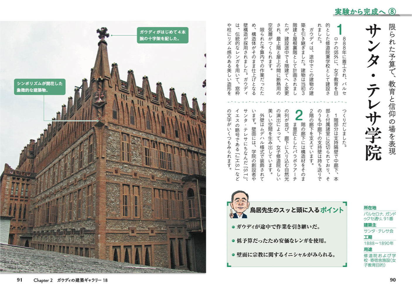 図解でスッと頭に入るガウディとサグラダ・ファミリアの世界の画像8