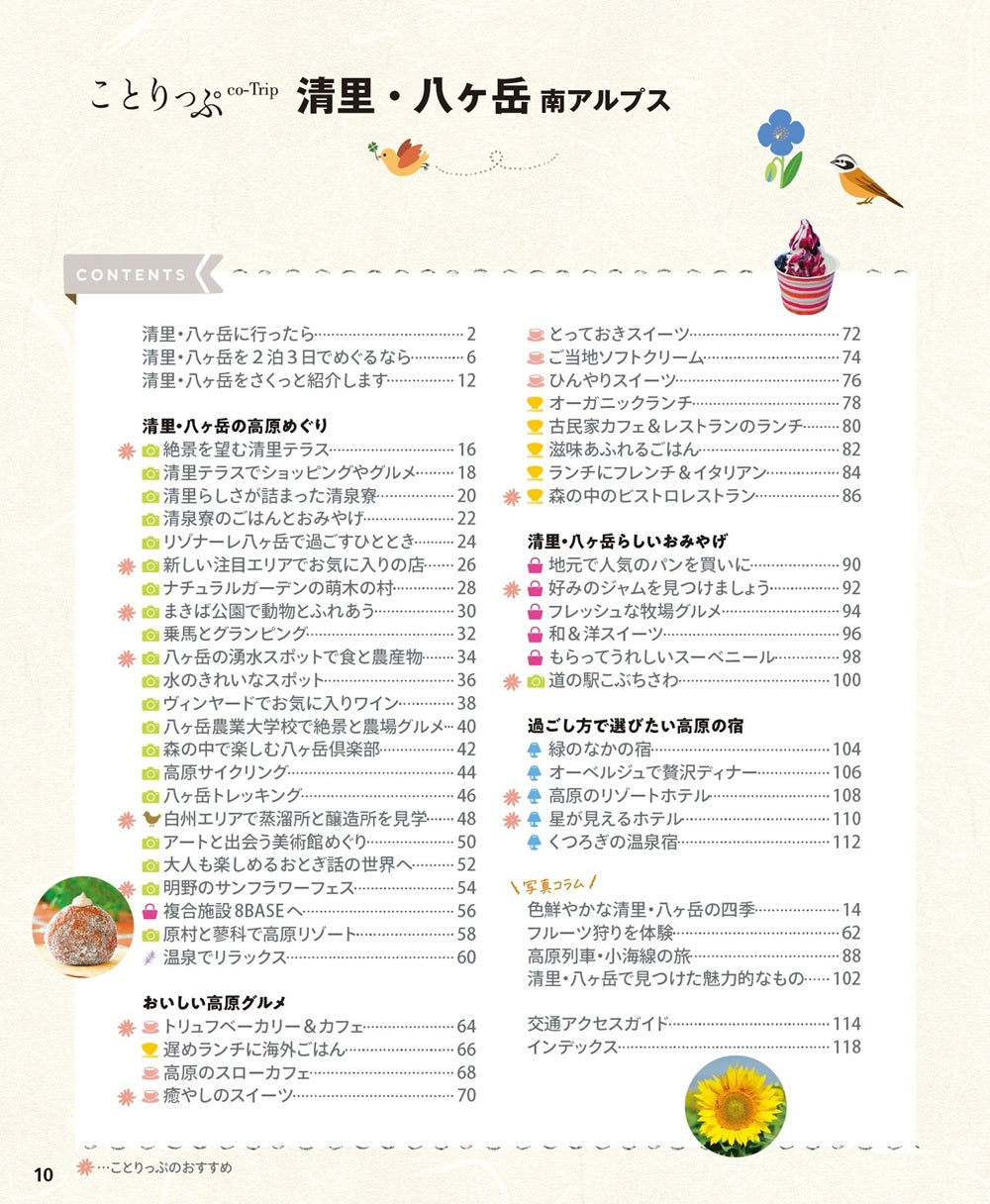 ことりっぷ 清里・八ヶ岳 南アルプス – 昭文社オンラインストア