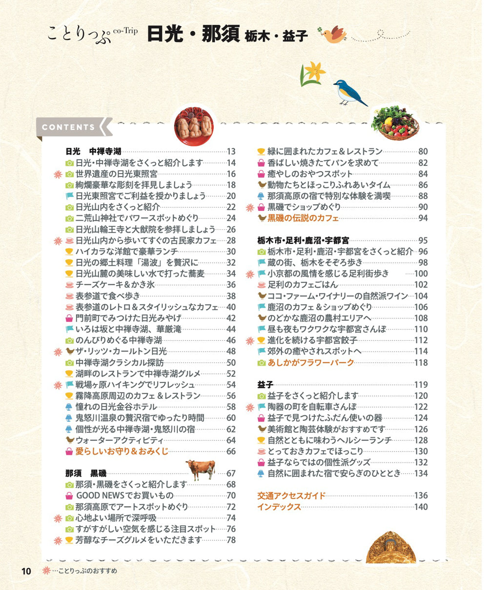 ことりっぷ 日光・那須 栃木・益子の画像2