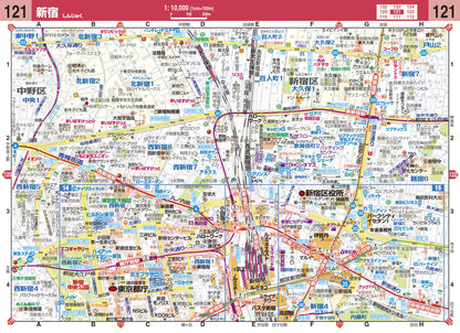 ハンディマップル でっか字 東京詳細便利地図