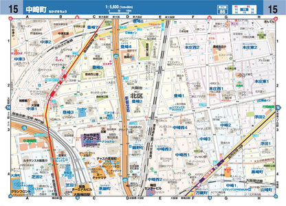 ハンディマップル でっか字 大阪詳細便利地図