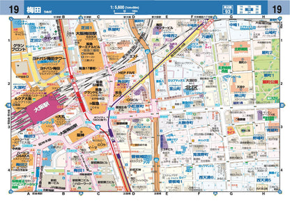 ハンディマップル でっか字 大阪詳細便利地図