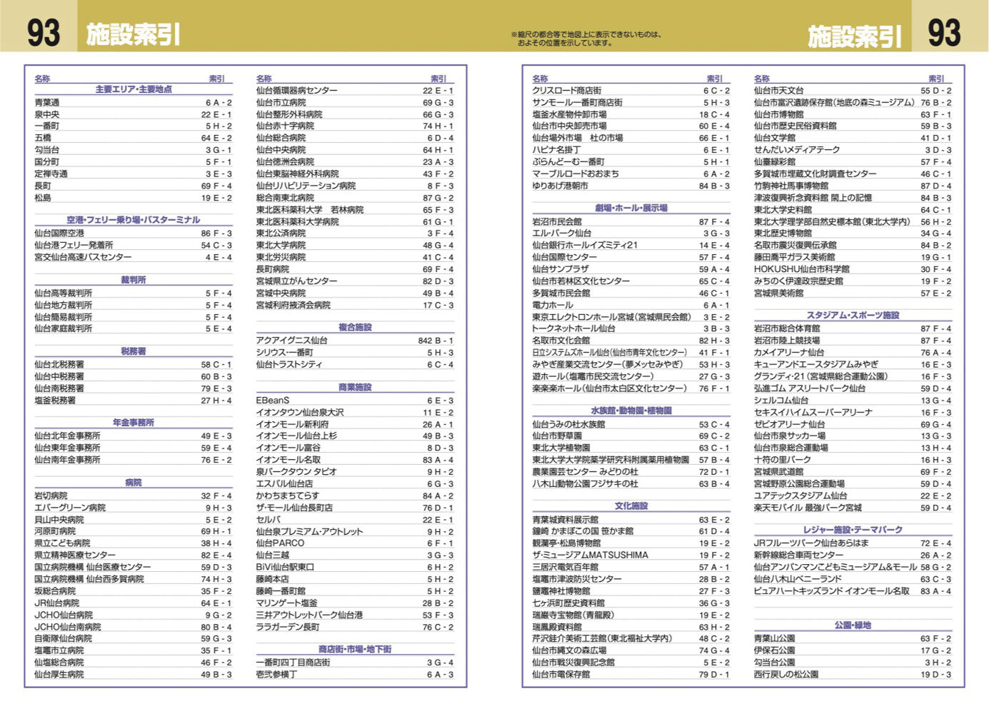ハンディマップル でっか字 仙台詳細便利地図の画像10