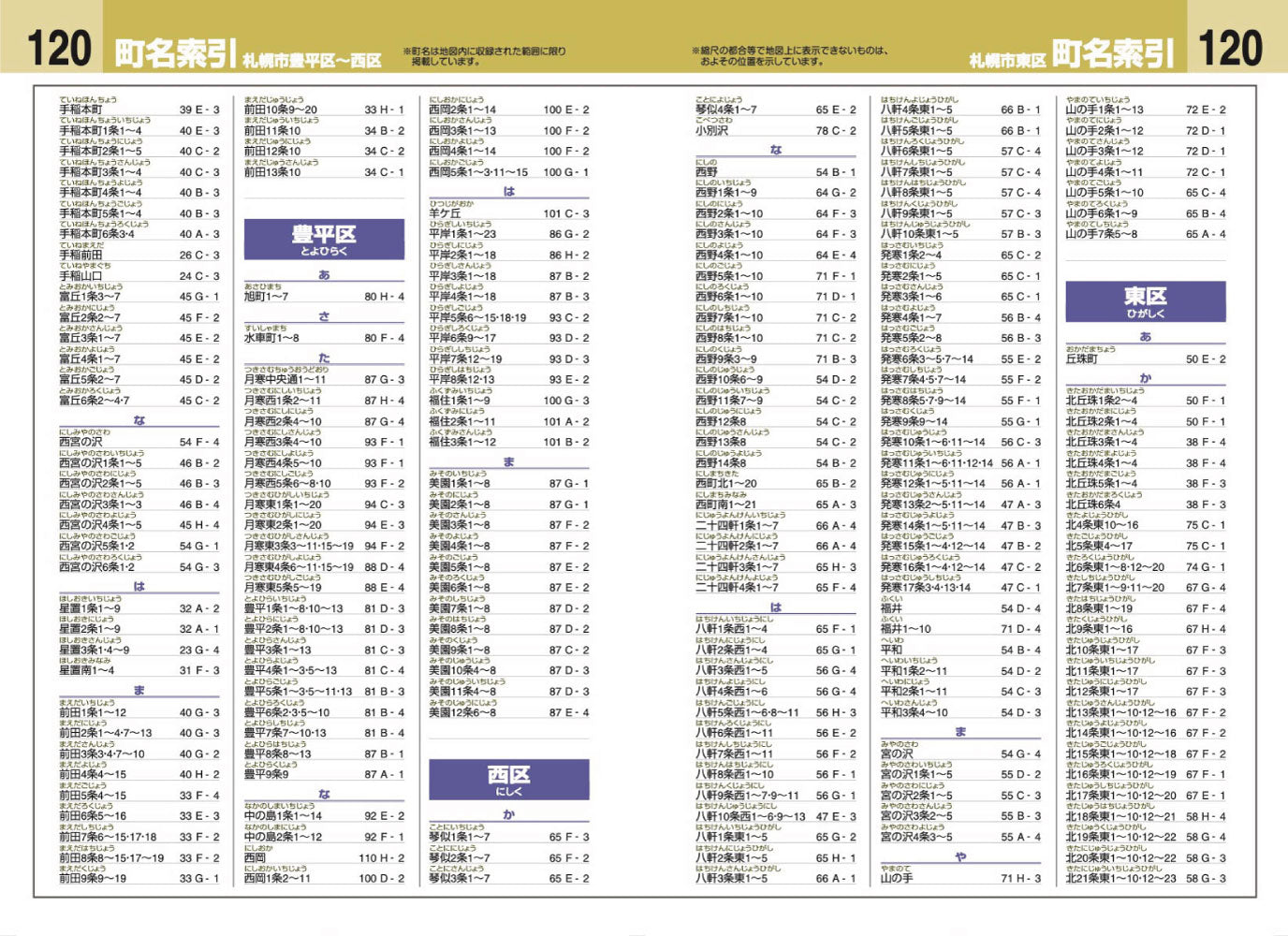 ハンディマップル でっか字 札幌 小樽 詳細便利地図の画像10