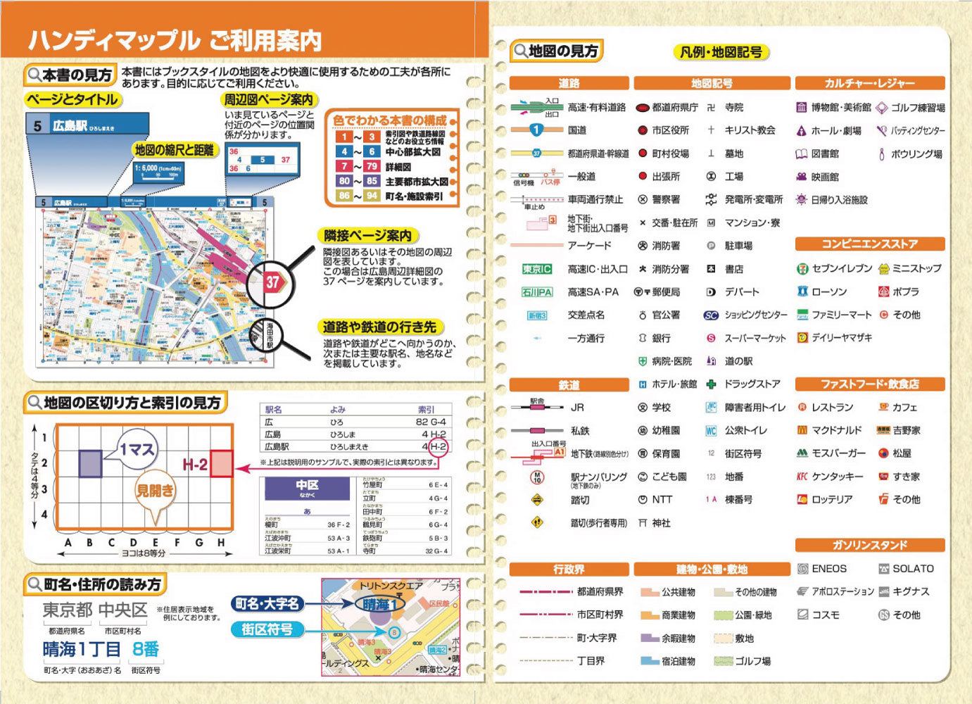 ハンディマップル でっか字 広島詳細便利地図の画像8
