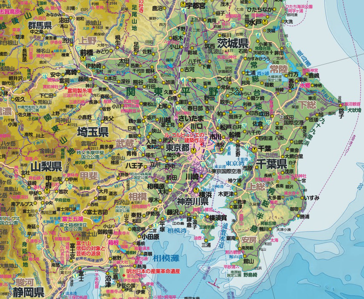 壁に貼る地図カレンダー・日本全図 2027の画像5