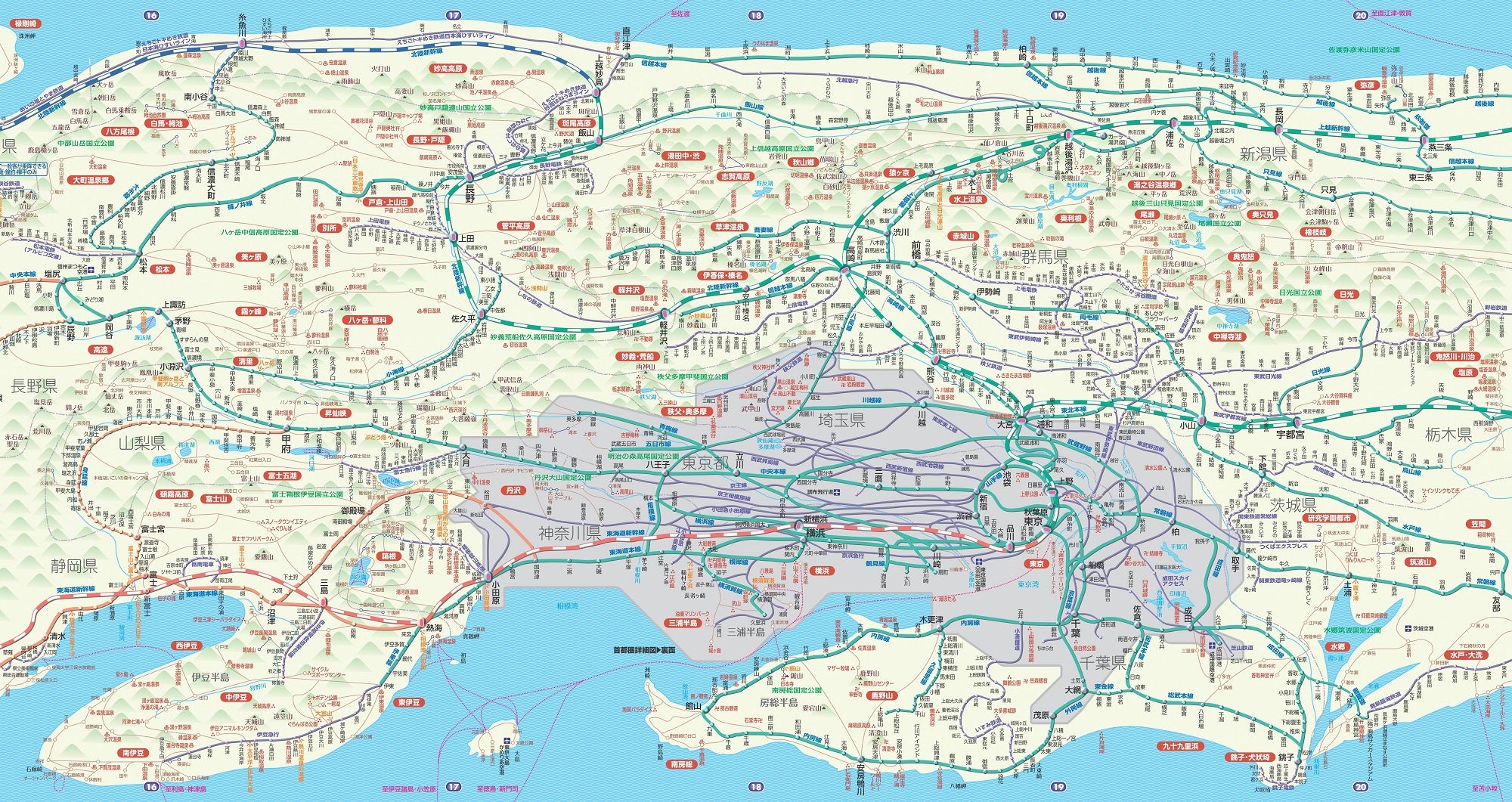 総図 全国鉄道旅行