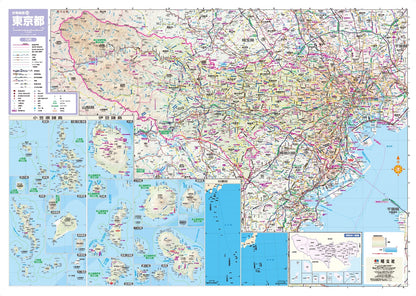 分県地図 東京都