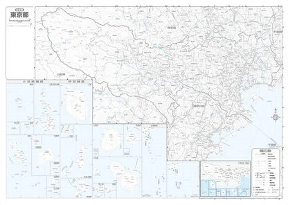 分県地図 東京都