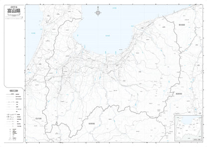 分県地図 富山県