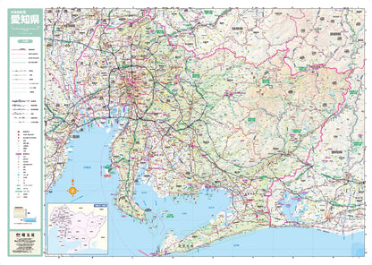 分県地図 愛知県