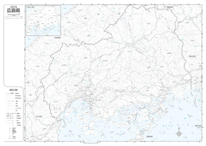 分県地図 広島県の画像3