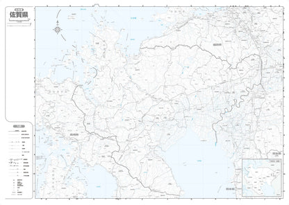 分県地図 佐賀県の画像3