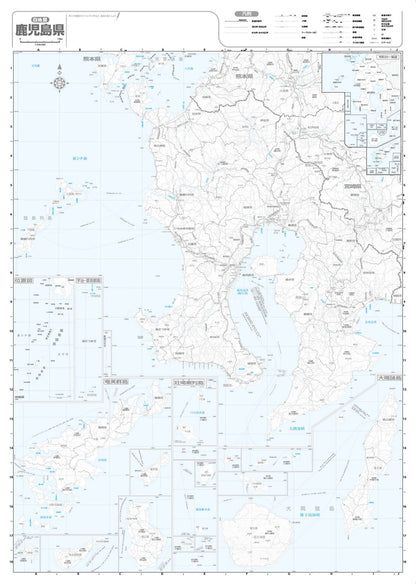 分県地図 鹿児島県の画像3