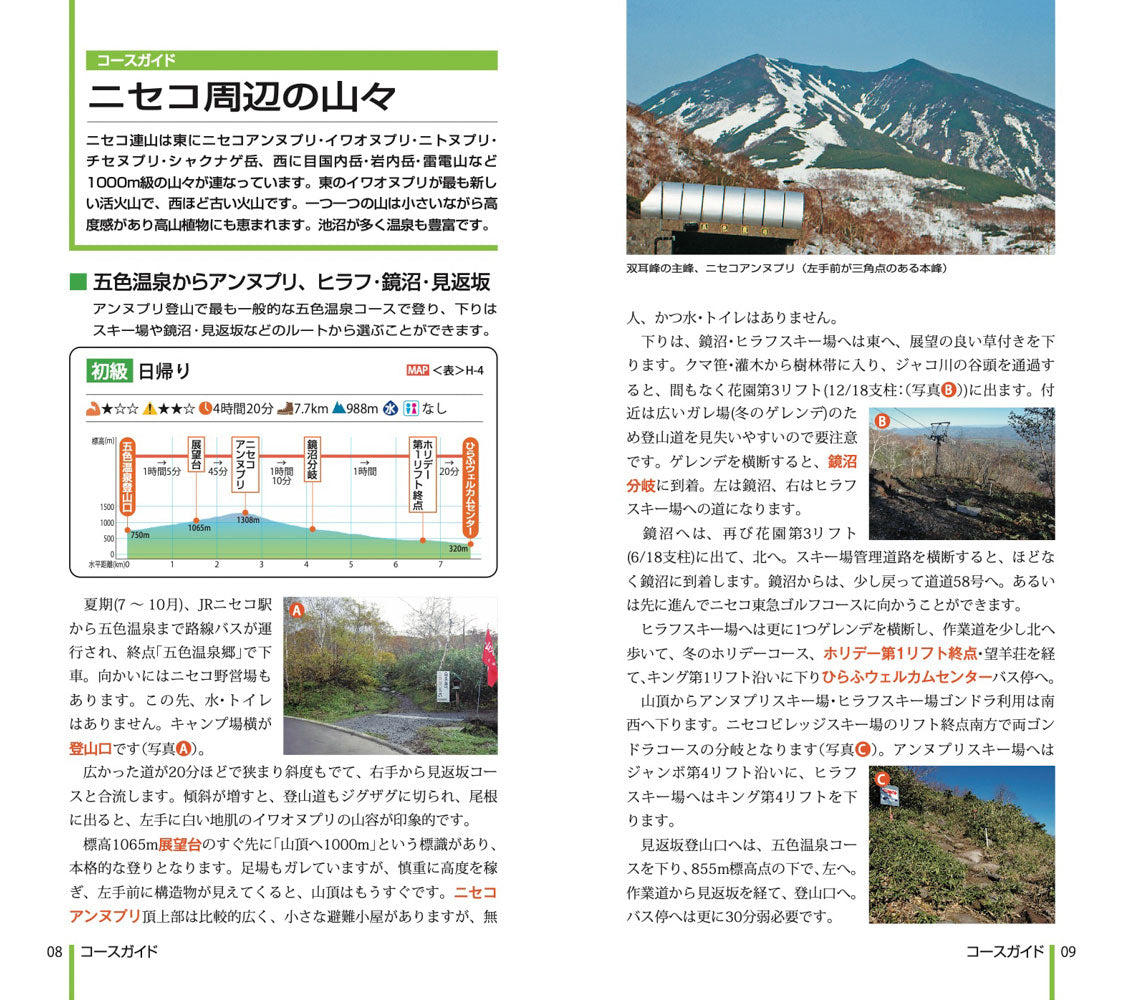 山と高原地図 ニセコ・羊蹄山 暑寒別岳・駒ヶ岳 2026の画像9