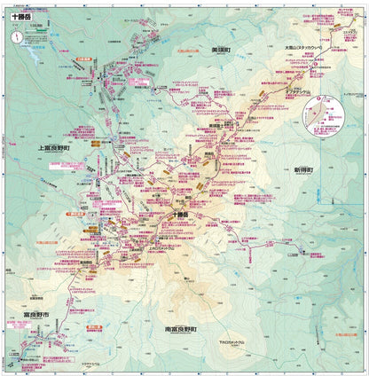 山と高原地図 大雪山 旭岳・トムラウシ山・十勝岳・幌尻岳 2026の画像8