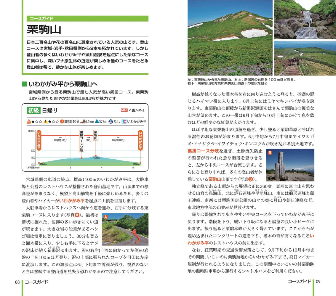 山と高原地図 栗駒・早池峰 焼石岳・神室山 2026の画像9